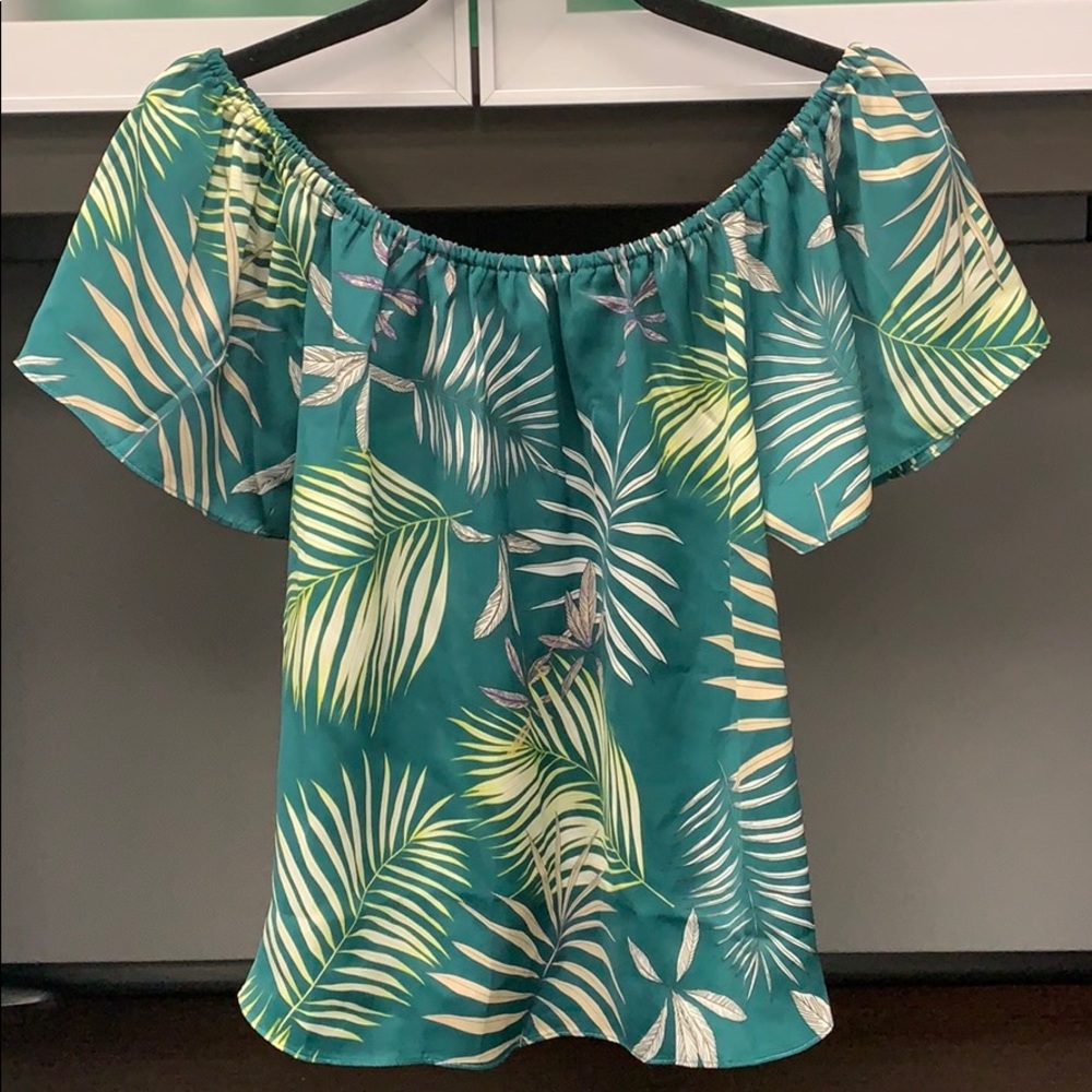 NWT BB Dakota Mia Top in Cool Green.  Size XS